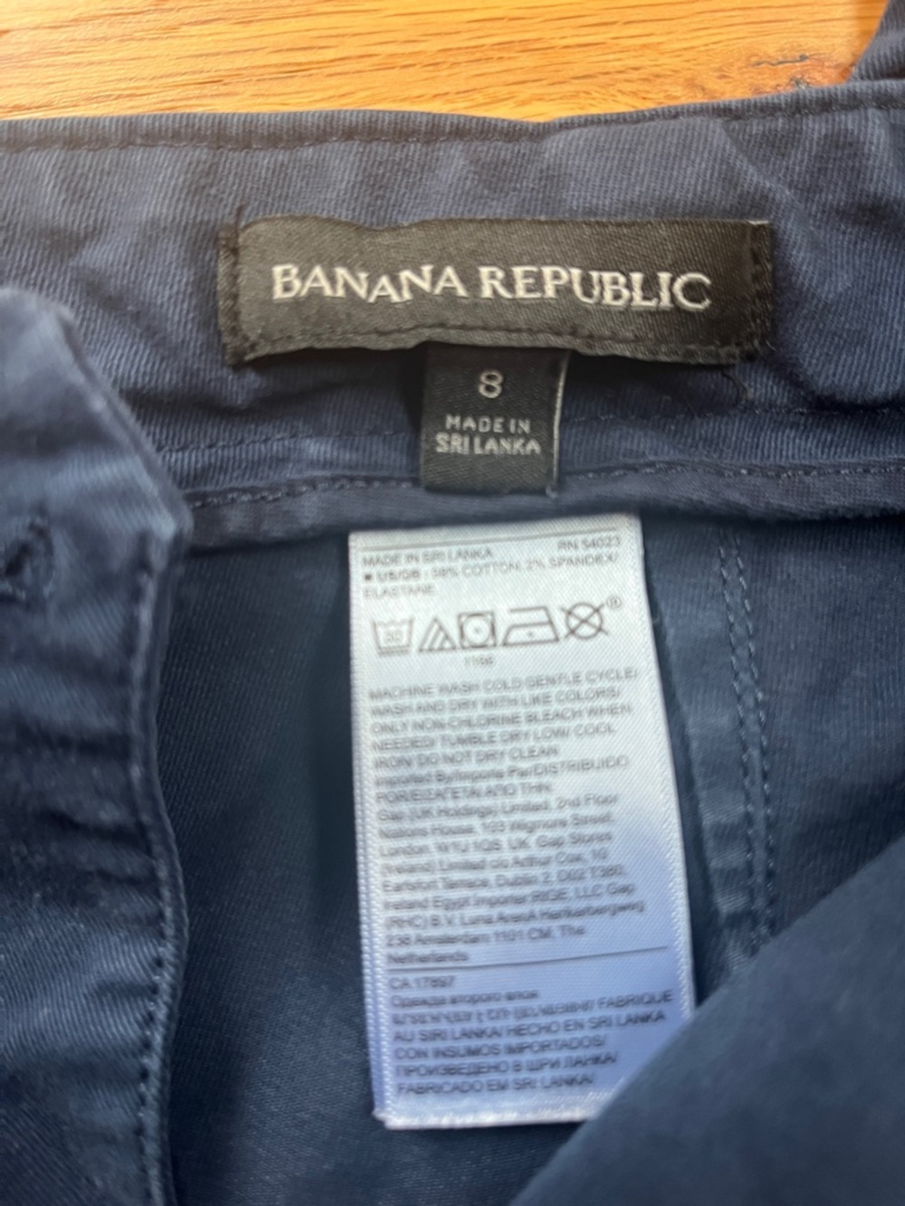 Banana Republic Navy Blue Ankle Pants - Picture 2 of 4